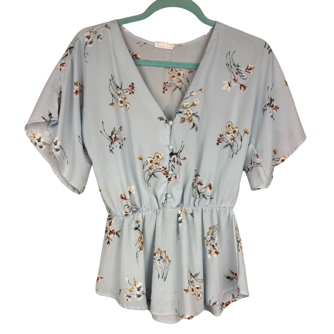 Sienna Sky Babydoll Blouse (Size S)