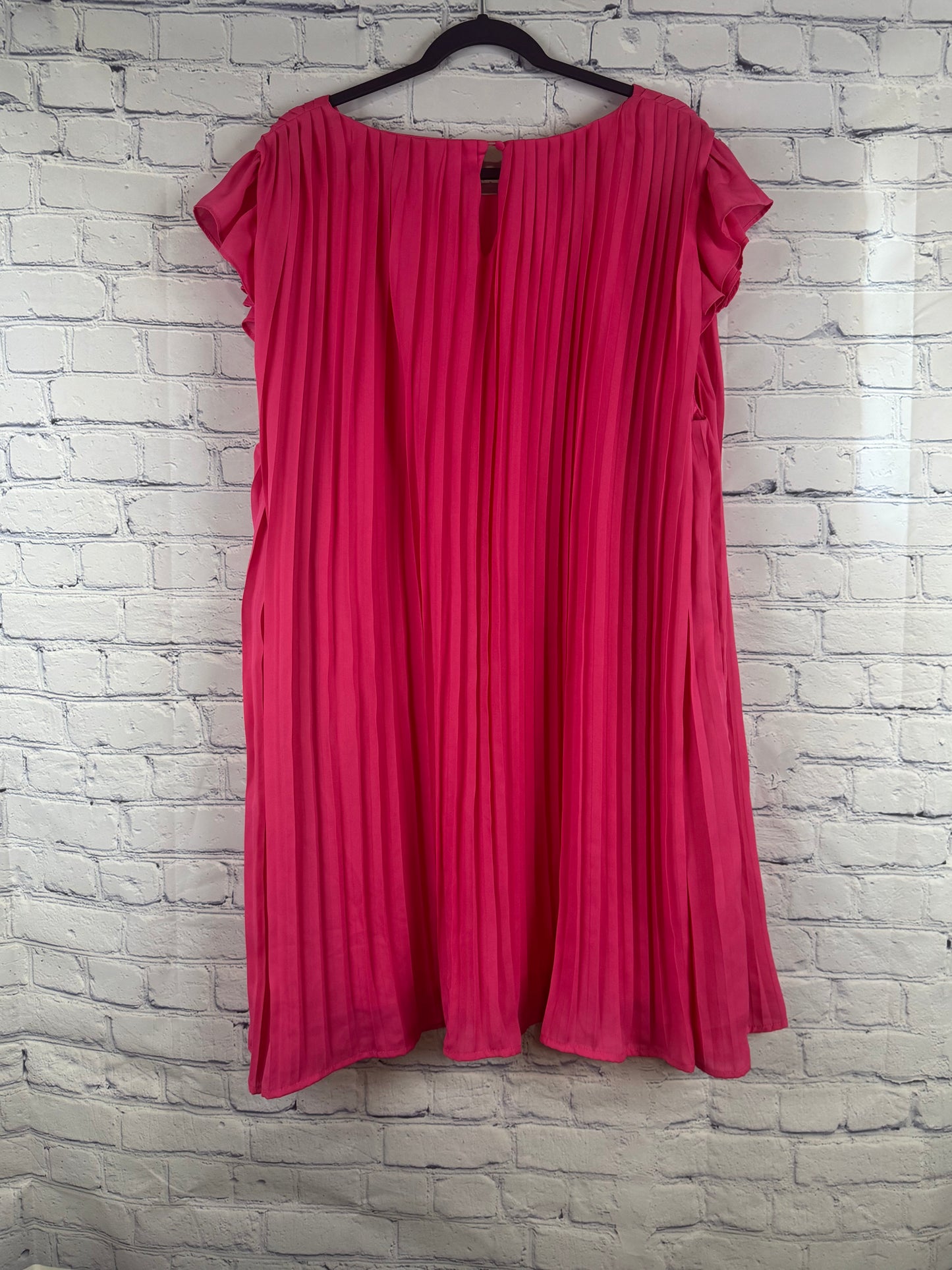 Hot Pink Accordion Dress Andrée By Unit