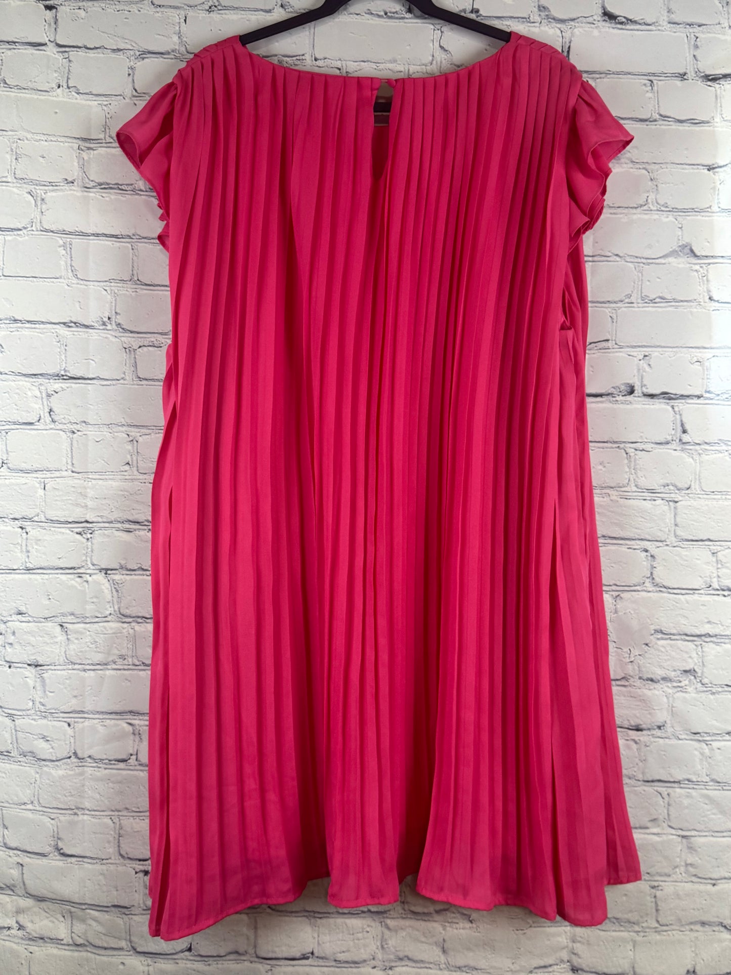 Hot Pink Accordion Dress Andrée By Unit
