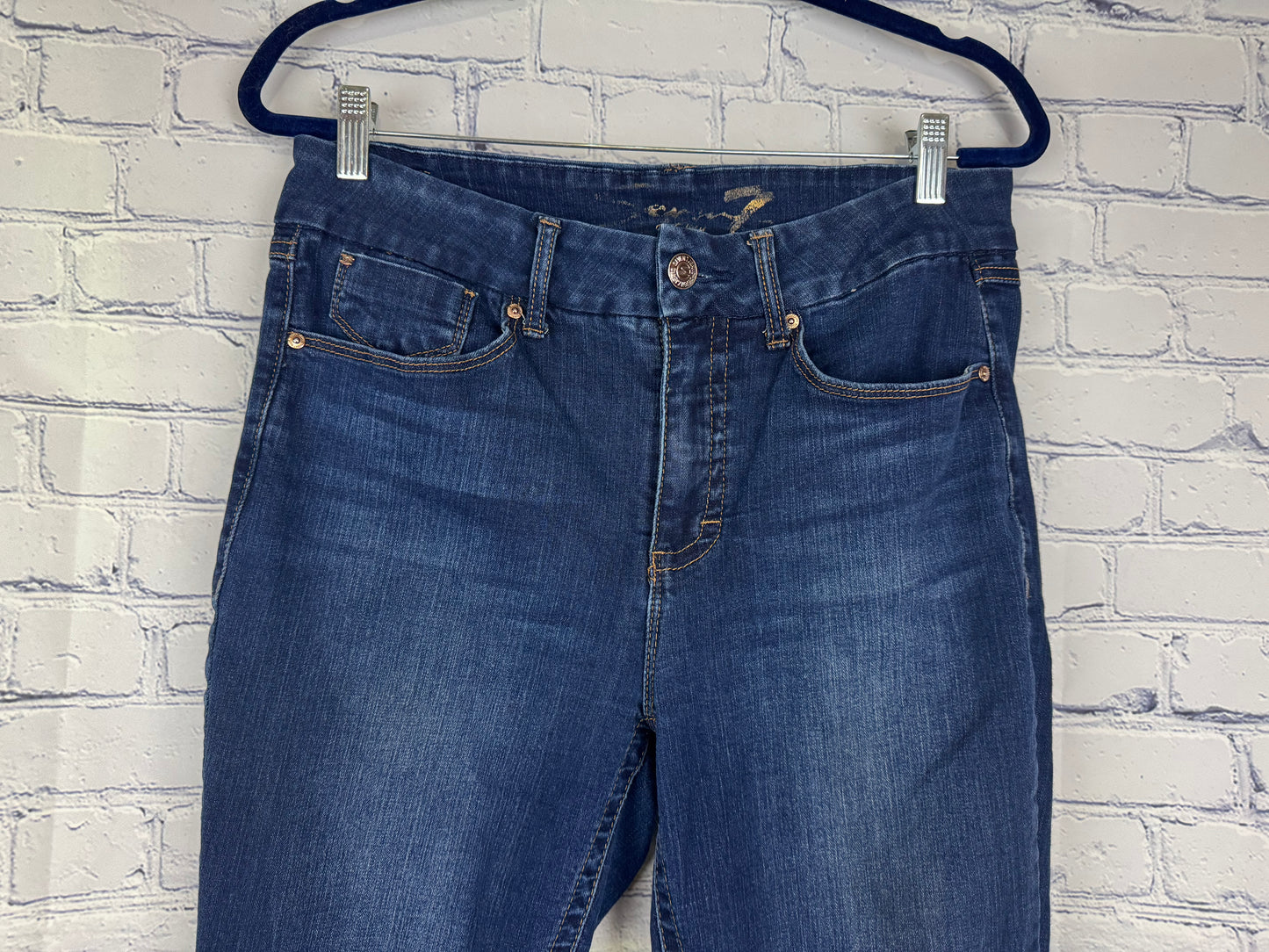 Seven7 Dark Wash Skinny Jean (Size 12)