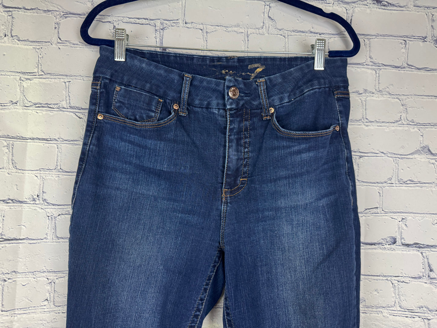 Seven7 Dark Wash Skinny Jean (Size 12)
