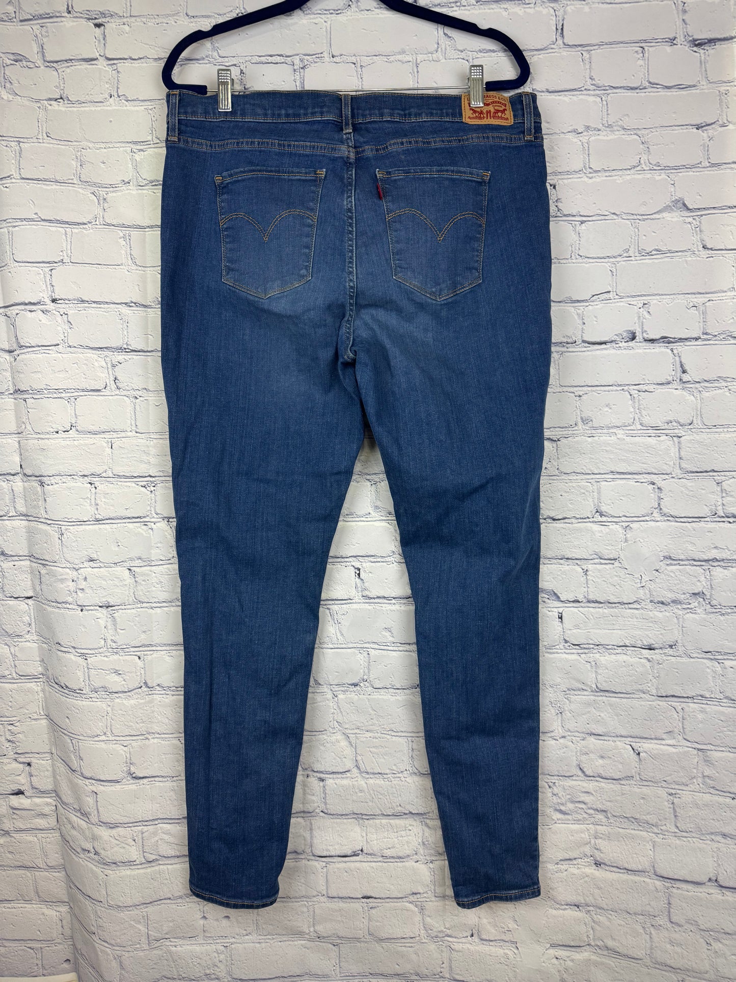 Levi 720 High Rise Super Skinny Stretchy Jeans (Size 34)