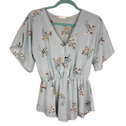 Sienna Sky Babydoll Blouse (Size S)