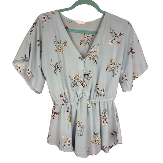 Sienna Sky Babydoll Blouse (Size S)