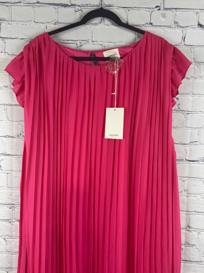 Hot Pink Accordion Dress Andrée By Unit