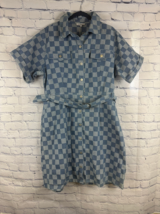 Polagram NWT Checkered Belted Dress