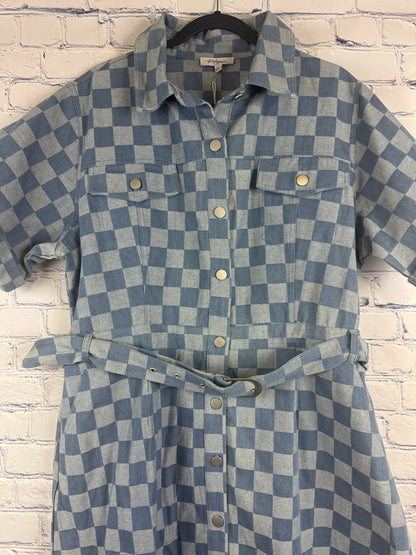 Polagram Checkered Belted Dress NWT (Sizes S & XL)