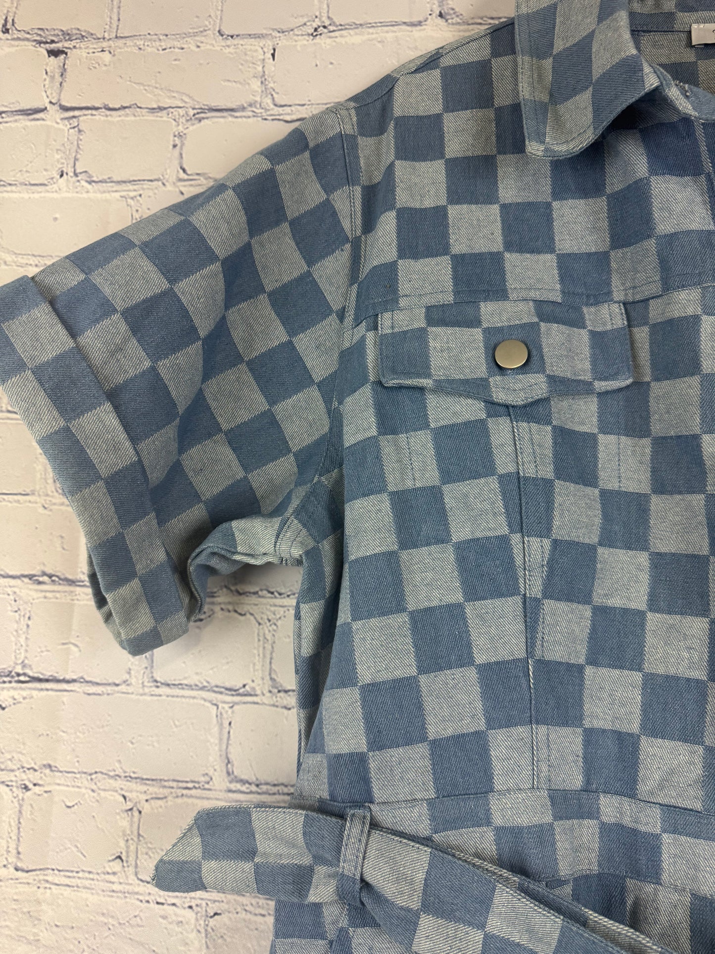 Polagram Checkered Belted Dress NWT (Sizes S & XL)