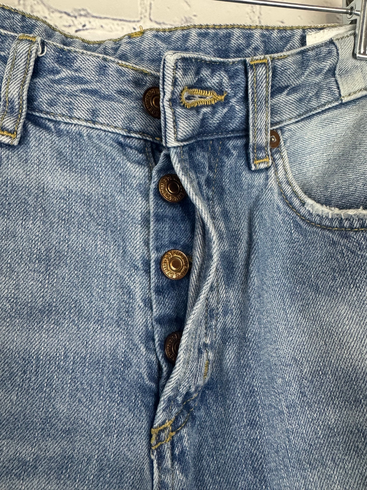 H & M Distressed Low Waist Boyfriend Jeans (Size 2)