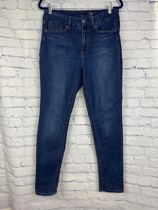 Seven7 Dark Wash Skinny Jean (Size 12)