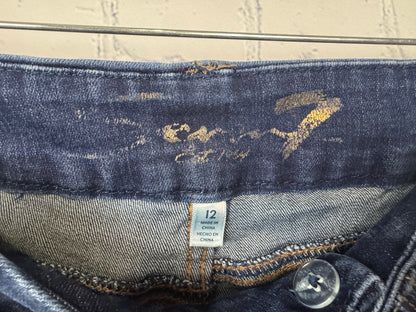 Seven7 Dark Wash Skinny Jean (Size 12)