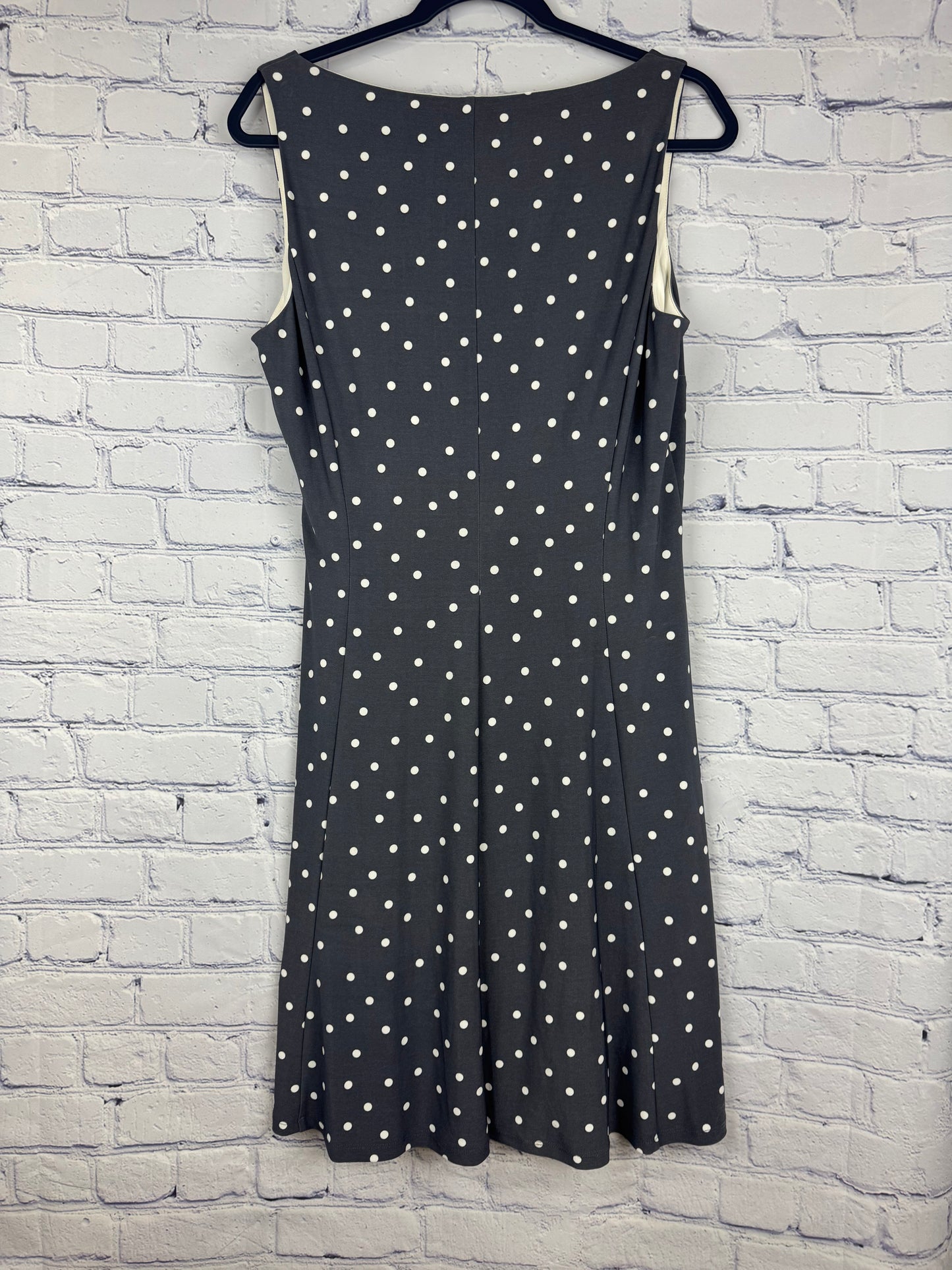 Lauren Ralph Lauren Sleeveless Polka Dot Dress (Size 14)